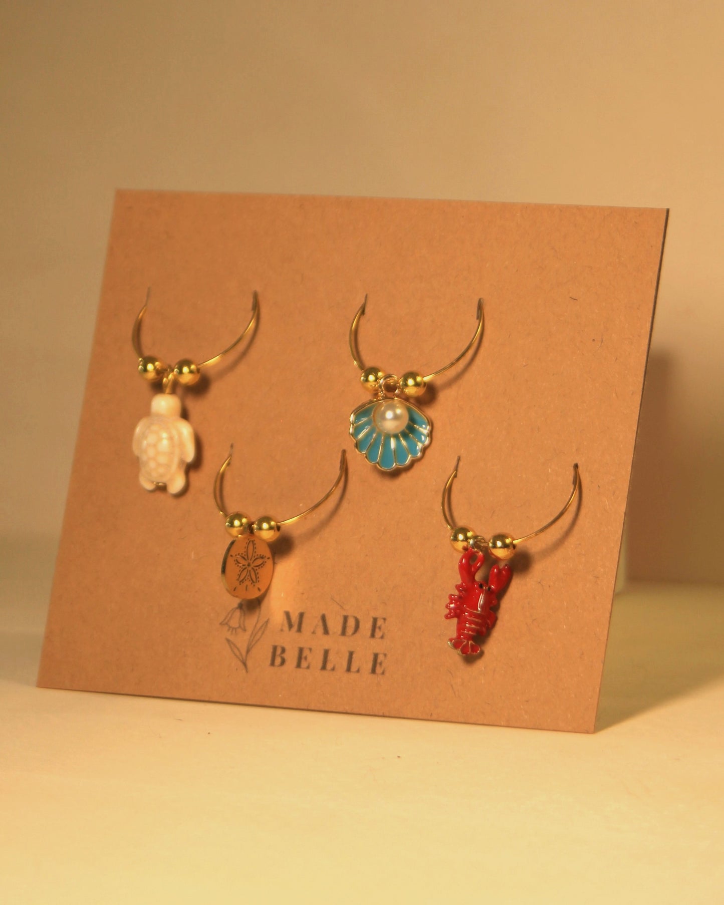 The Painted Tide Wine Charm Set